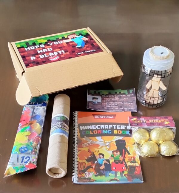 Minecraft Theme Return Favours Gift Hampers in Gurgaon Delhi NCR Noida India