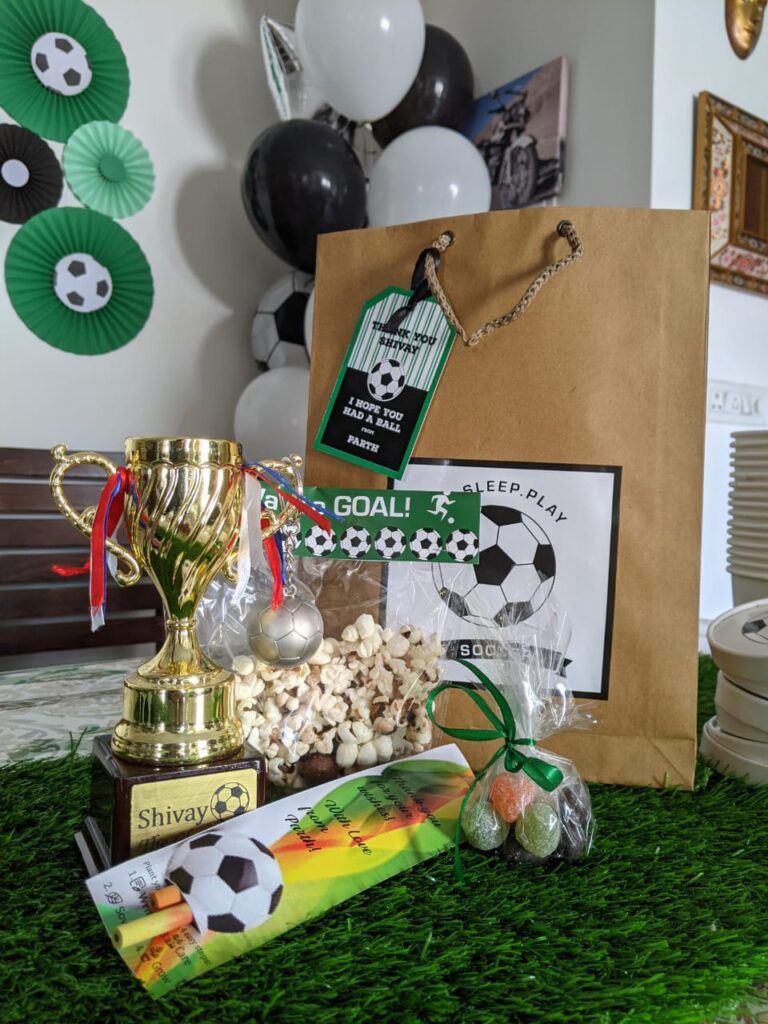 Soccer Theme Birthday Return Favours Gifts