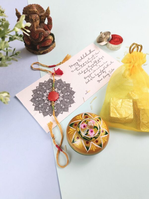 Terracotta Rakhi Choco-Mojo Gift Hampers in Gurgaon Delhi NCR Noida India